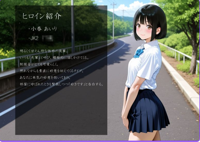 【PC/AI汉化/日式/SLG游戏/1.80G】我把喜欢我的后辈叫到家里 （俺のことが好きな後輩を自宅に呼んで犯してみた） AI汉化版+日式SLG游戏+1.80G