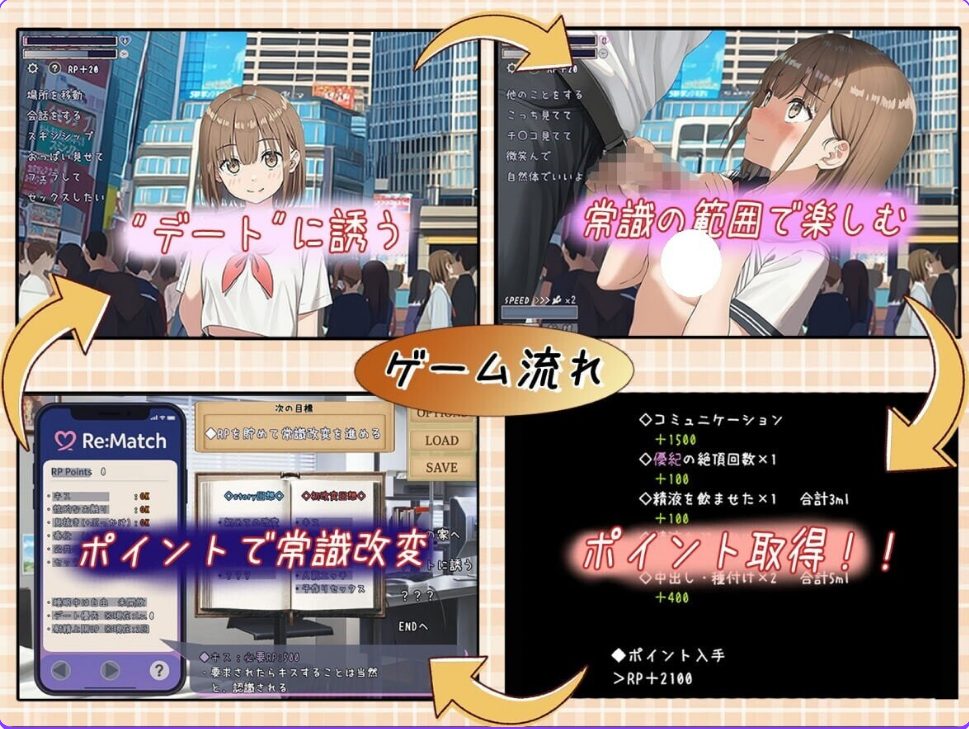 【PC/AI汉化/互动/RPG游戏/1.90G】 常识改变匹配～只属于两人的特别规则～  Ver1.0.4 AI汉化版+互动RPG游戏+1.90G