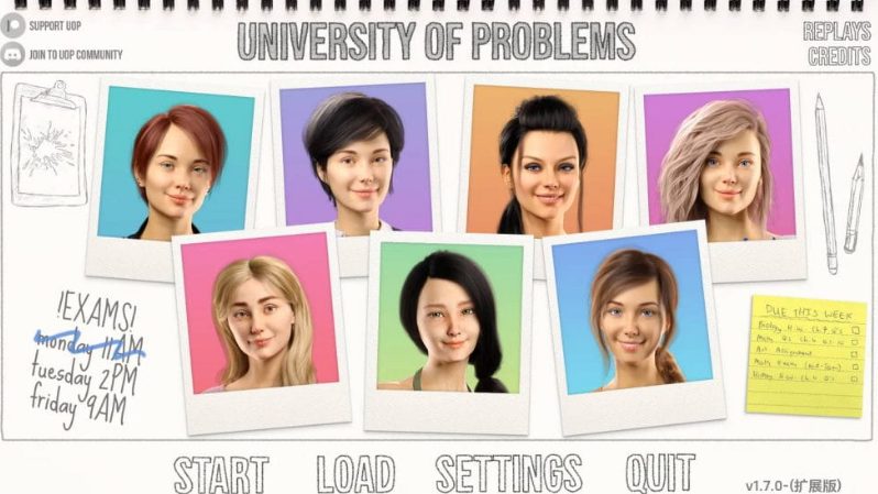 【PC/AI汉化/欧美/SLG游戏/14.41G】问题大学 (University of Problems) Ver1.8.5 AI汉化版+欧美SLG游戏+14.41G