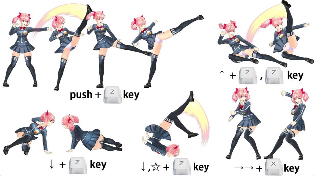 【PC/生肉/日式/ACT游戏/3.20G】 格斗少女樱R(Fighting Girl Sakura-R)Ver2.03 生肉版 完全版+存档+日式ACT游戏+3.20G