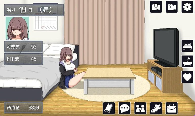 【PC/安卓/AI汉化/日式/RPG游戏/330M】 NTR生活 （NTRライフ） AI汉化版+存档+PC+安卓+日式RPG游戏+330M