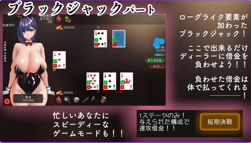 【PC/生肉/爆款/SLG游戏/800M】 用魅力搞定那个故作清高的庄家!! v1.0.1 生肉版+视频 +爆款SLG游戏+800M