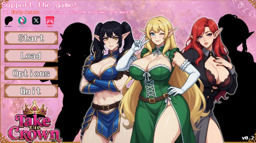 【PC/安卓/AI汉化/日系SLG/沙盒/2.80G】精灵少女夺冠记（Take the Crown） Ver0.2 AI汉化版+PC+安卓+日系SLG游戏+2.80G